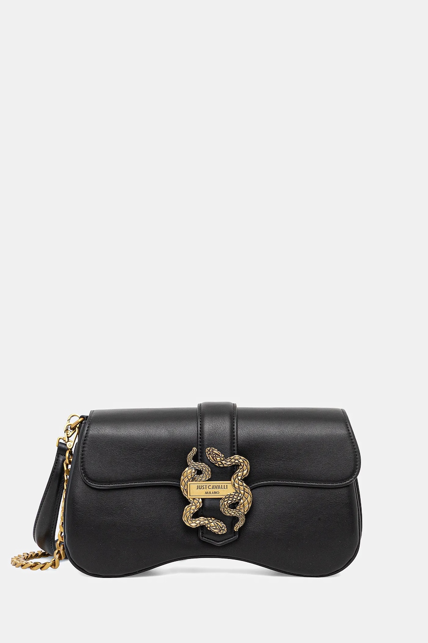 Just Cavalli poșetă culoarea negru, 79RA4BA1 ZSA89
