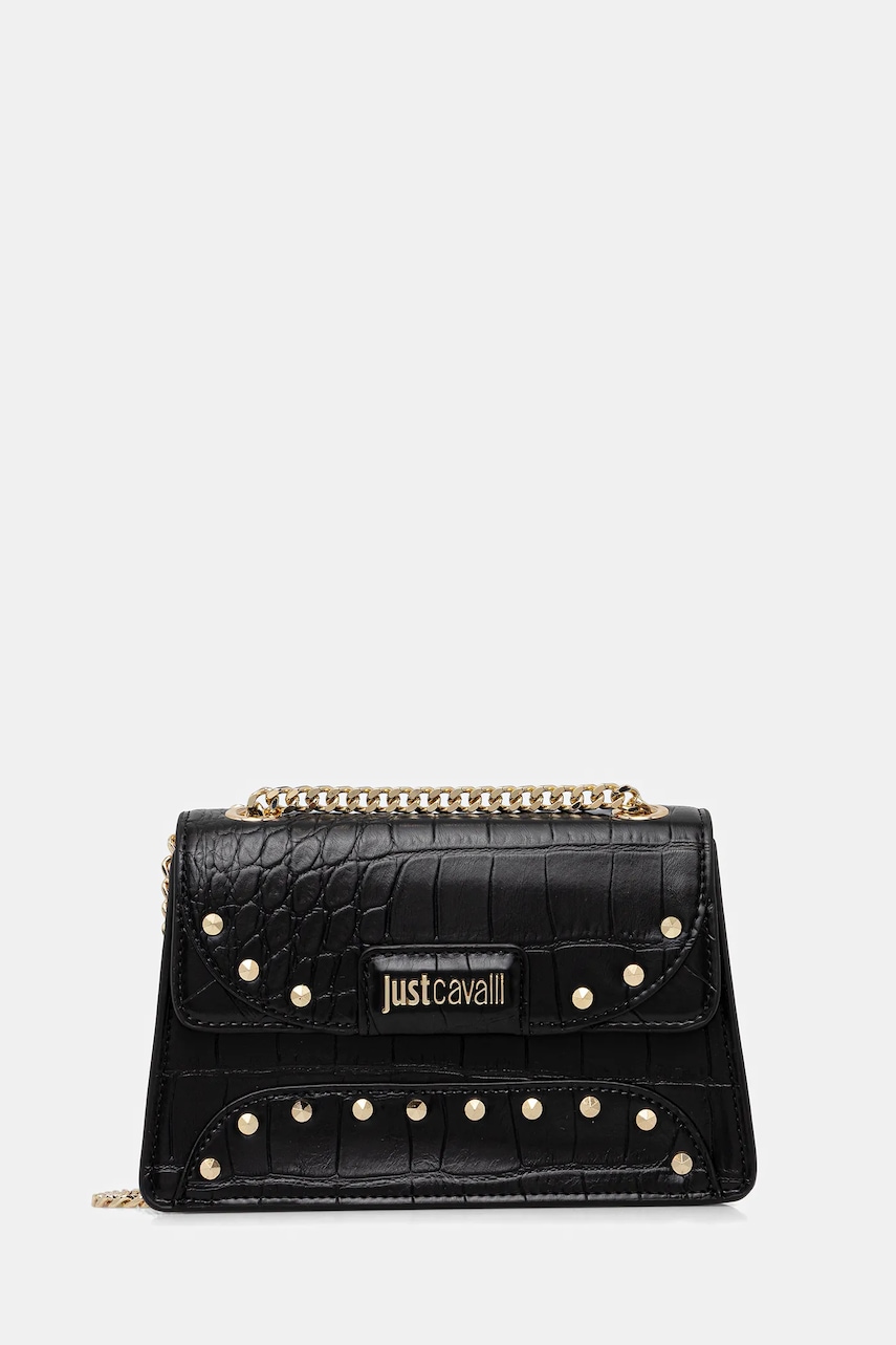 Just Cavalli poșetă culoarea negru, 79RA4BF1 ZSB96