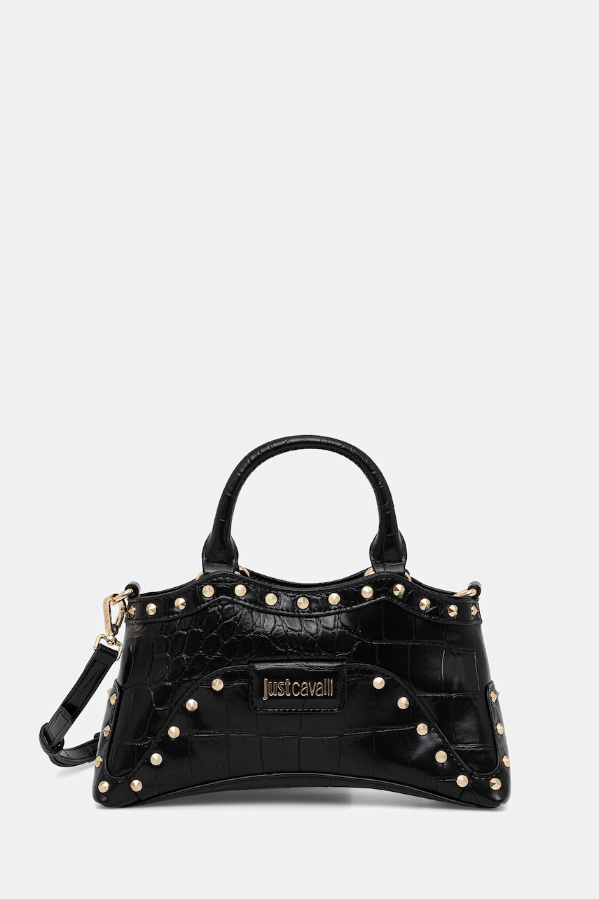 Just Cavalli poșetă culoarea negru, 79RA4BF3 ZSB96