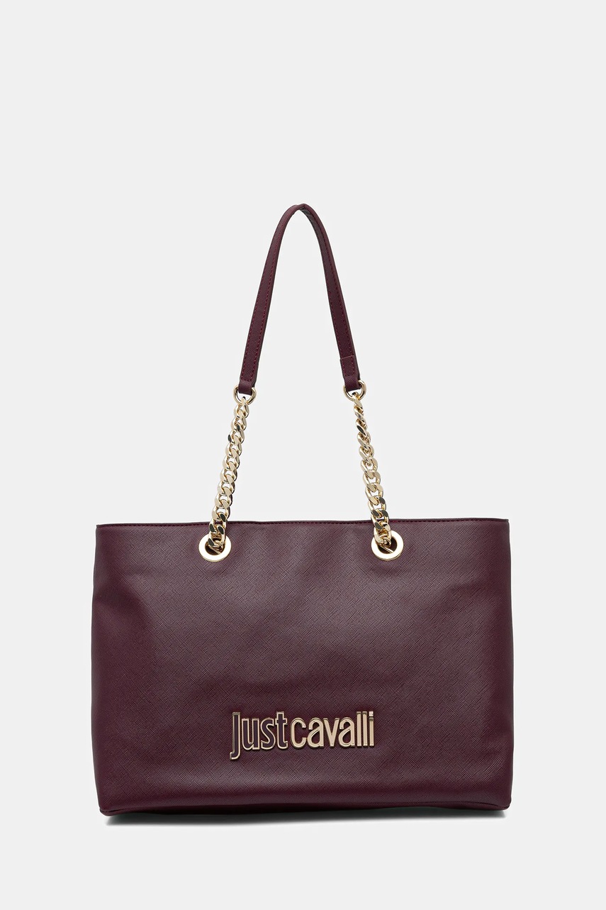 Just Cavalli poșetă culoarea bordo, 79RA4BB9 ZS766