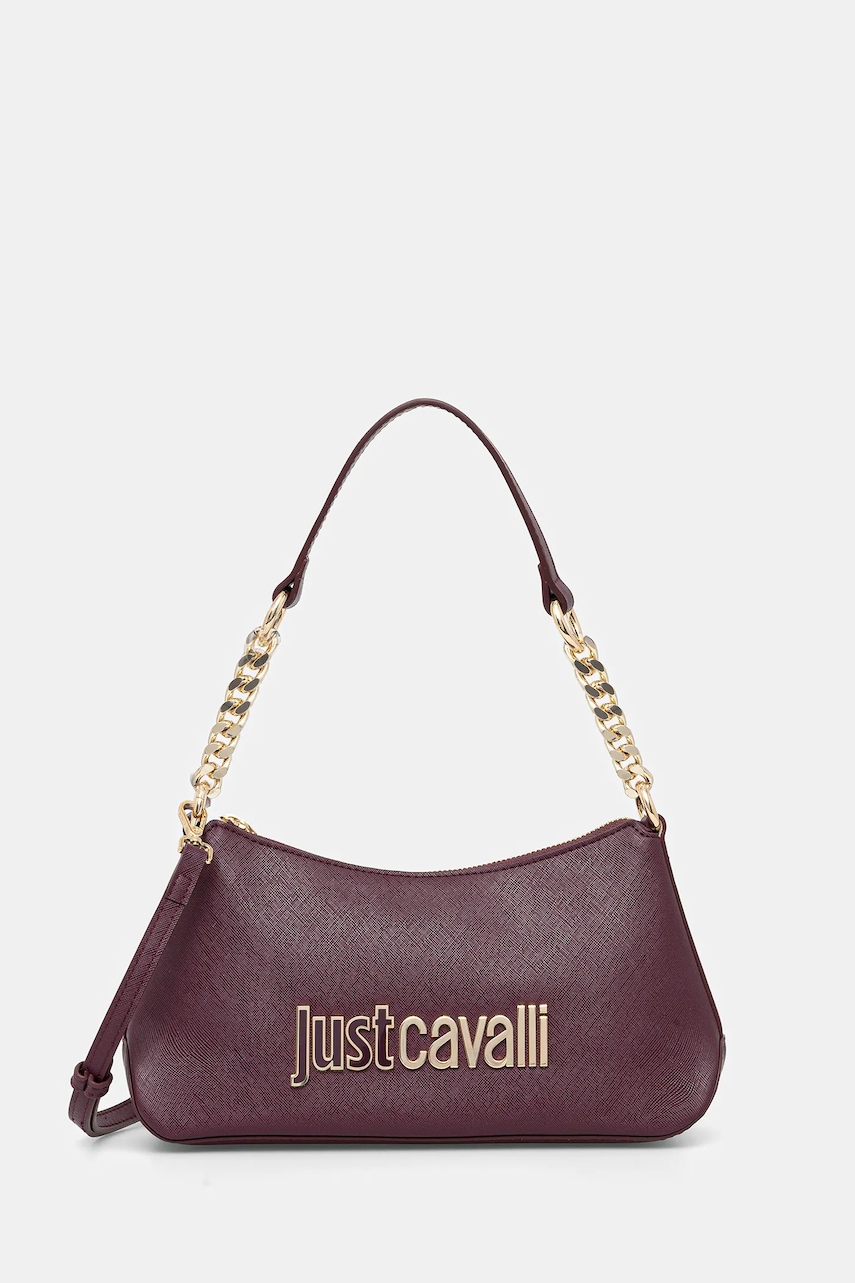 Just Cavalli poșetă culoarea bordo, 79RA4BB8 ZS766