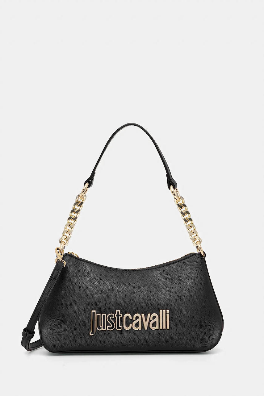 Just Cavalli poșetă culoarea negru, 79RA4BB8 ZS766