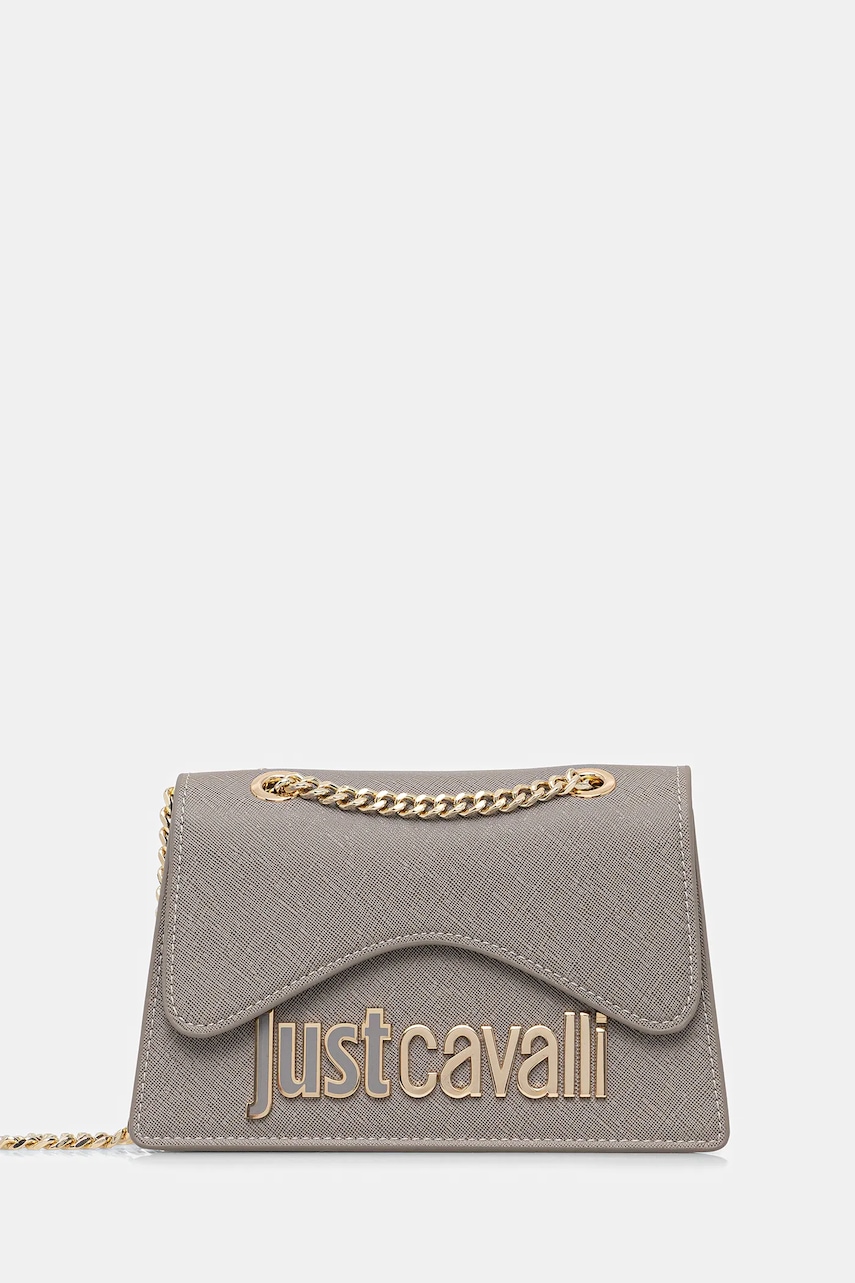 Just Cavalli poșetă culoarea gri, 79RA4BB7 ZS766