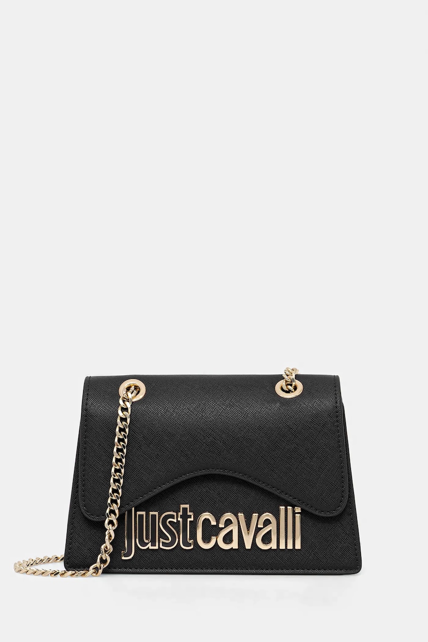 Just Cavalli poșetă culoarea negru, 79RA4BB7 ZS766
