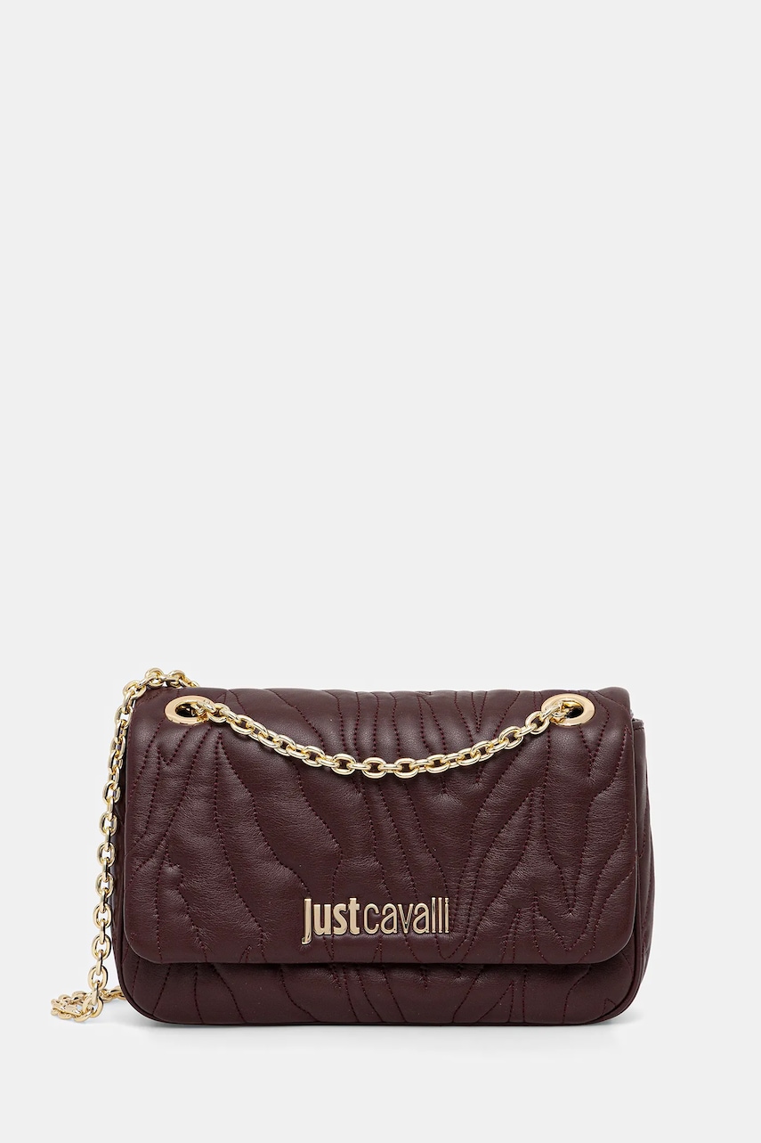 Just Cavalli poșetă culoarea bordo, 79RA4BE3 ZSB23