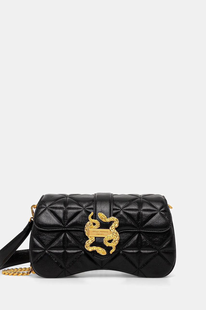 Just Cavalli poșetă culoarea negru, 79RA4BA1 ZSD24