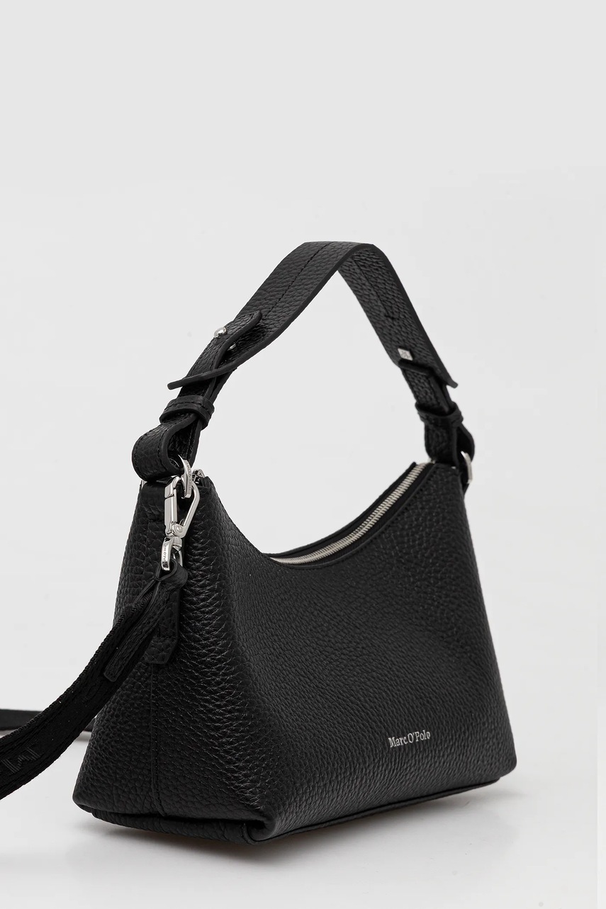 Кожаная сумочка Marc OPolo цвет чёрный 50819650801109