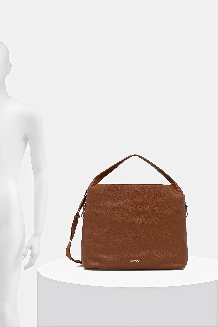 Τσάντα Liu Jo χρώμα: καφέ, AF5057.E0058 φωτογραφία
