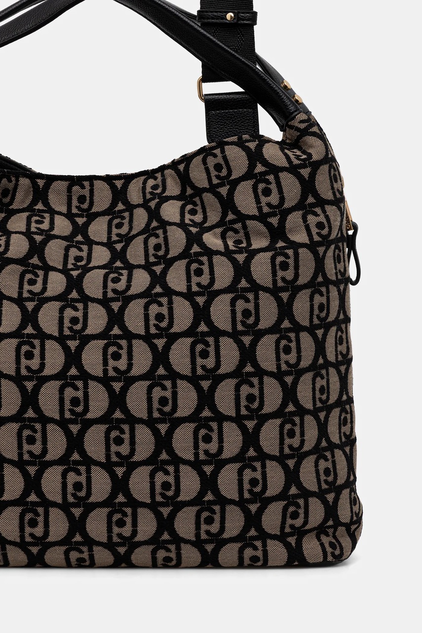 Τσάντα Liu Jo χρώμα: μαύρο, AF5057.T3152 φωτογραφία