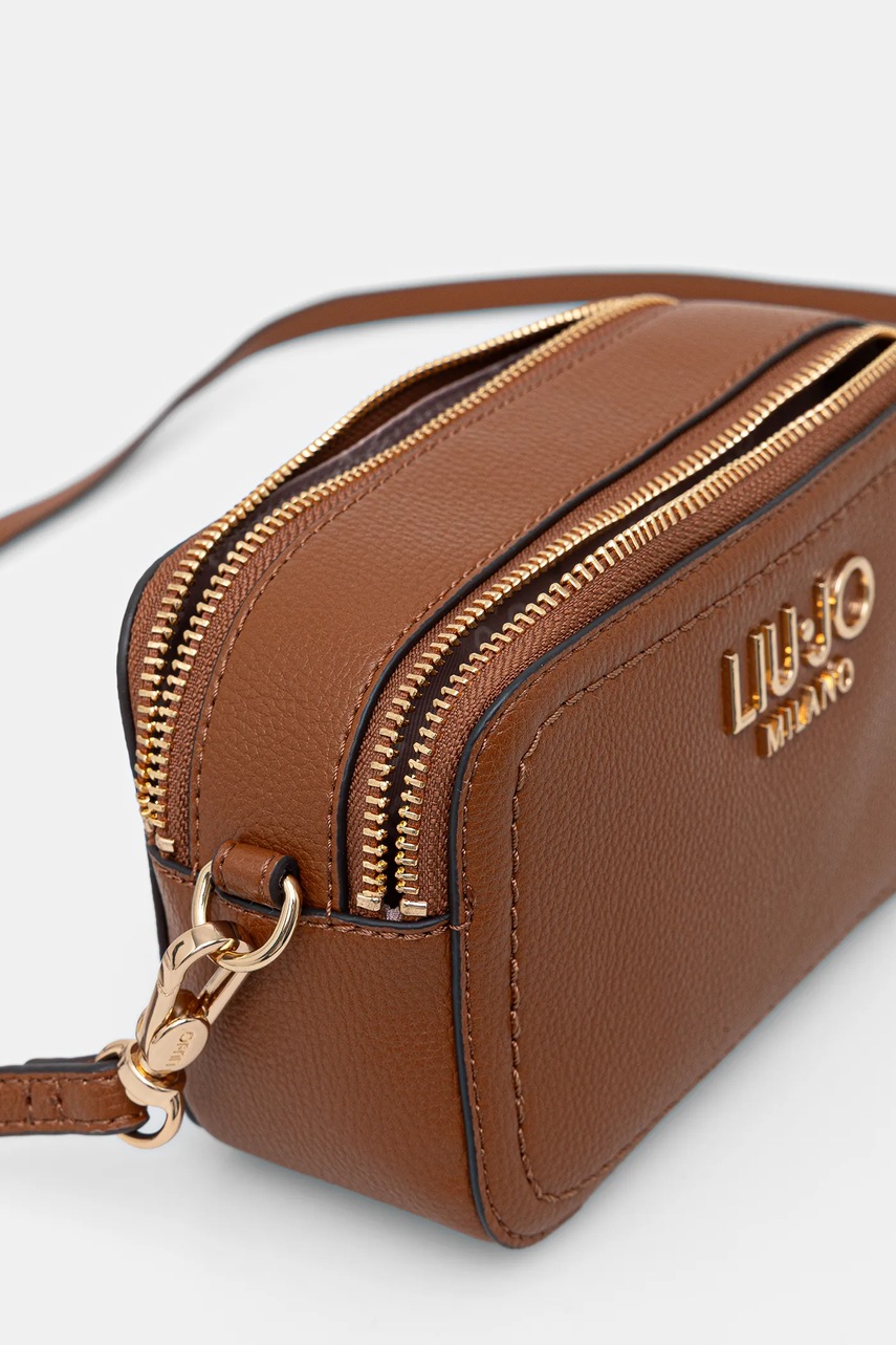 Τσάντα Liu Jo χρώμα: καφέ, AF5100.E0058 φωτογραφία