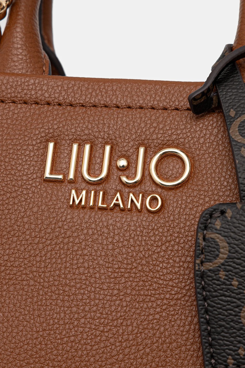Τσάντα Liu Jo χρώμα: καφέ, AF5102.E0058 φωτογραφία