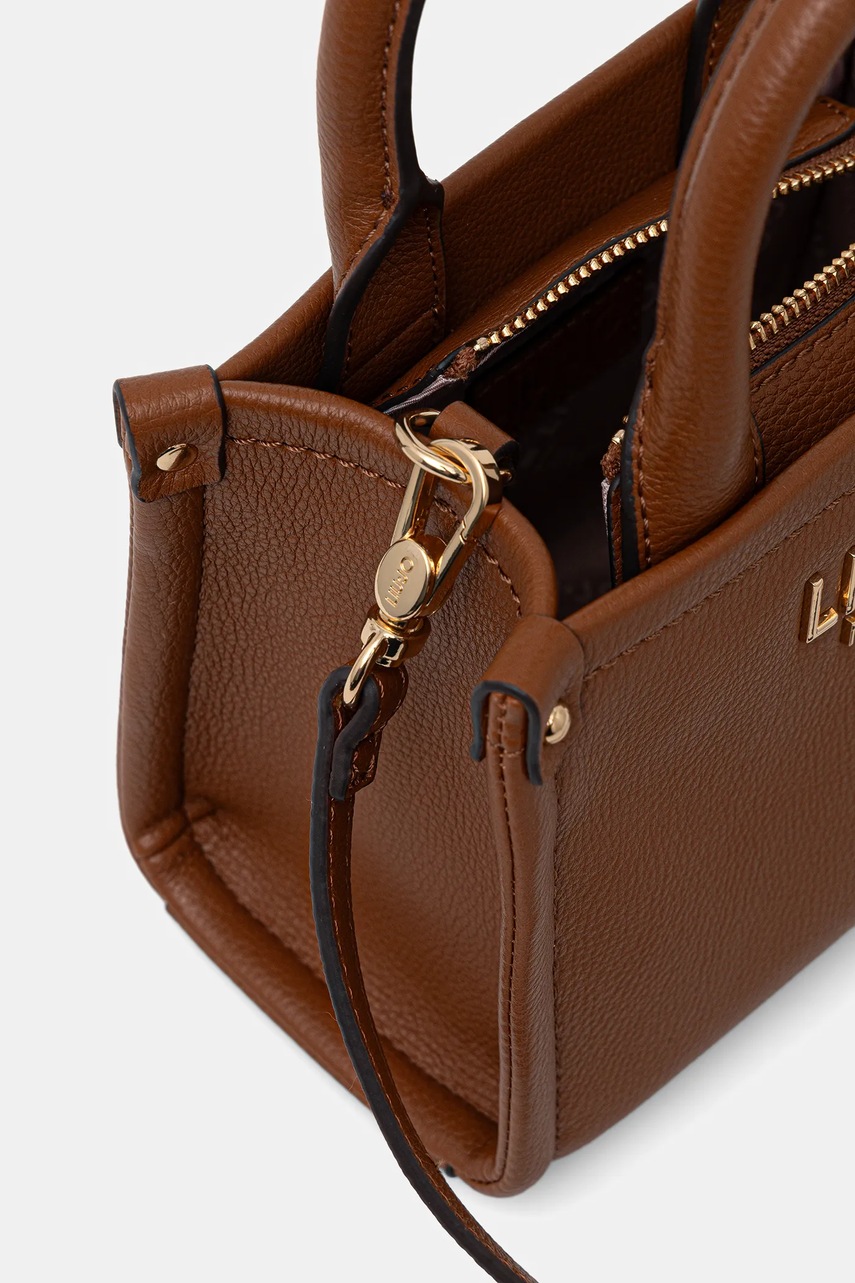 Τσάντα Liu Jo χρώμα: καφέ, AF5102.E0058 φωτογραφία