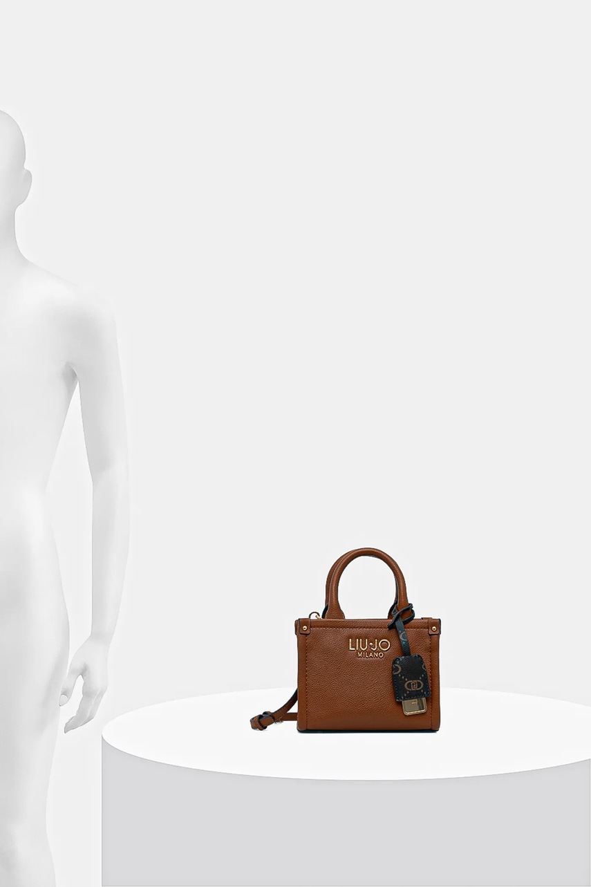 Τσάντα Liu Jo χρώμα: καφέ, AF5102.E0058 φωτογραφία