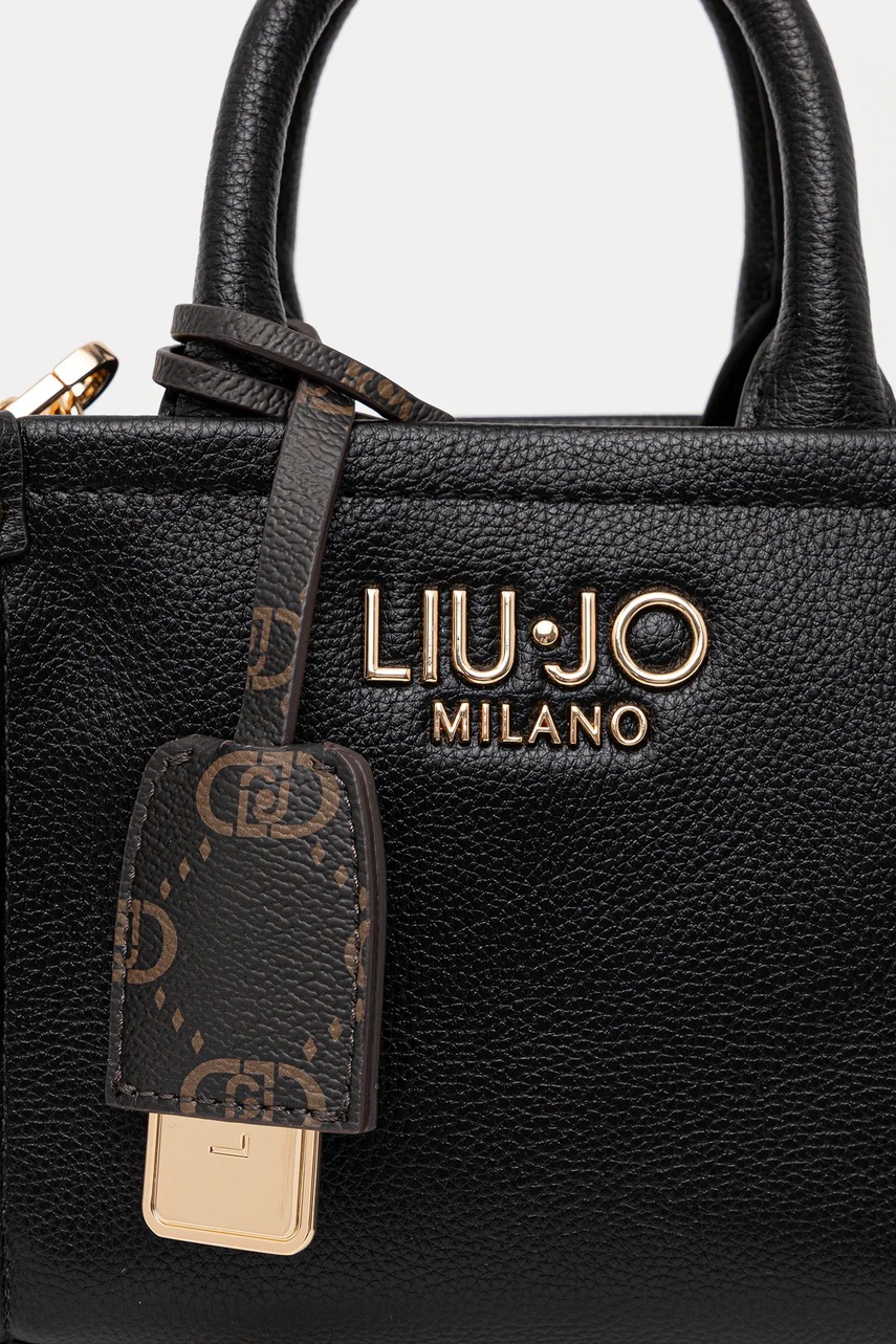Τσάντα Liu Jo χρώμα: μαύρο, AF5102.E0058 φωτογραφία