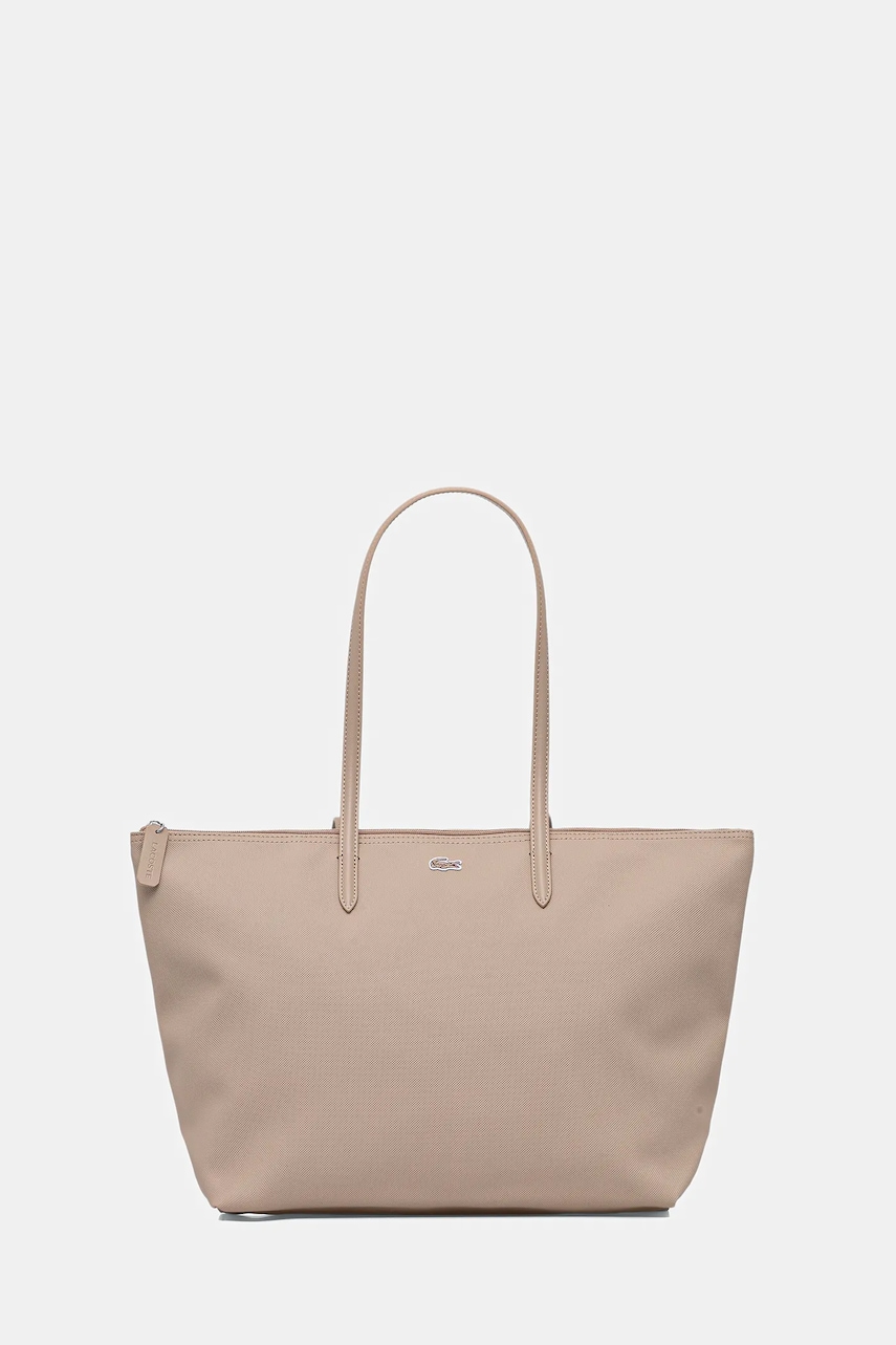 Lacoste poșetă culoarea bej, NF1888PK