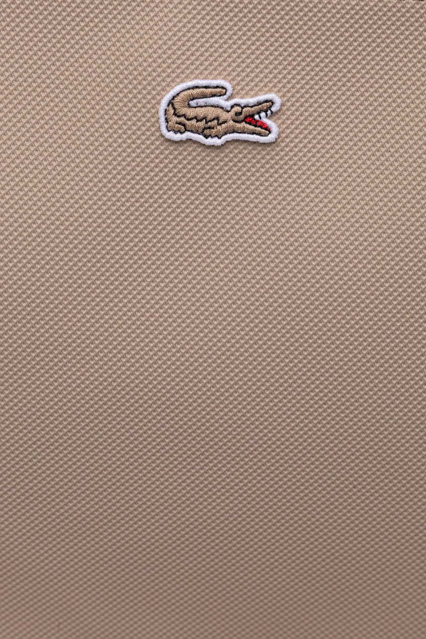 Τσάντα Lacoste χρώμα: μπεζ, NF1888PK φωτογραφία