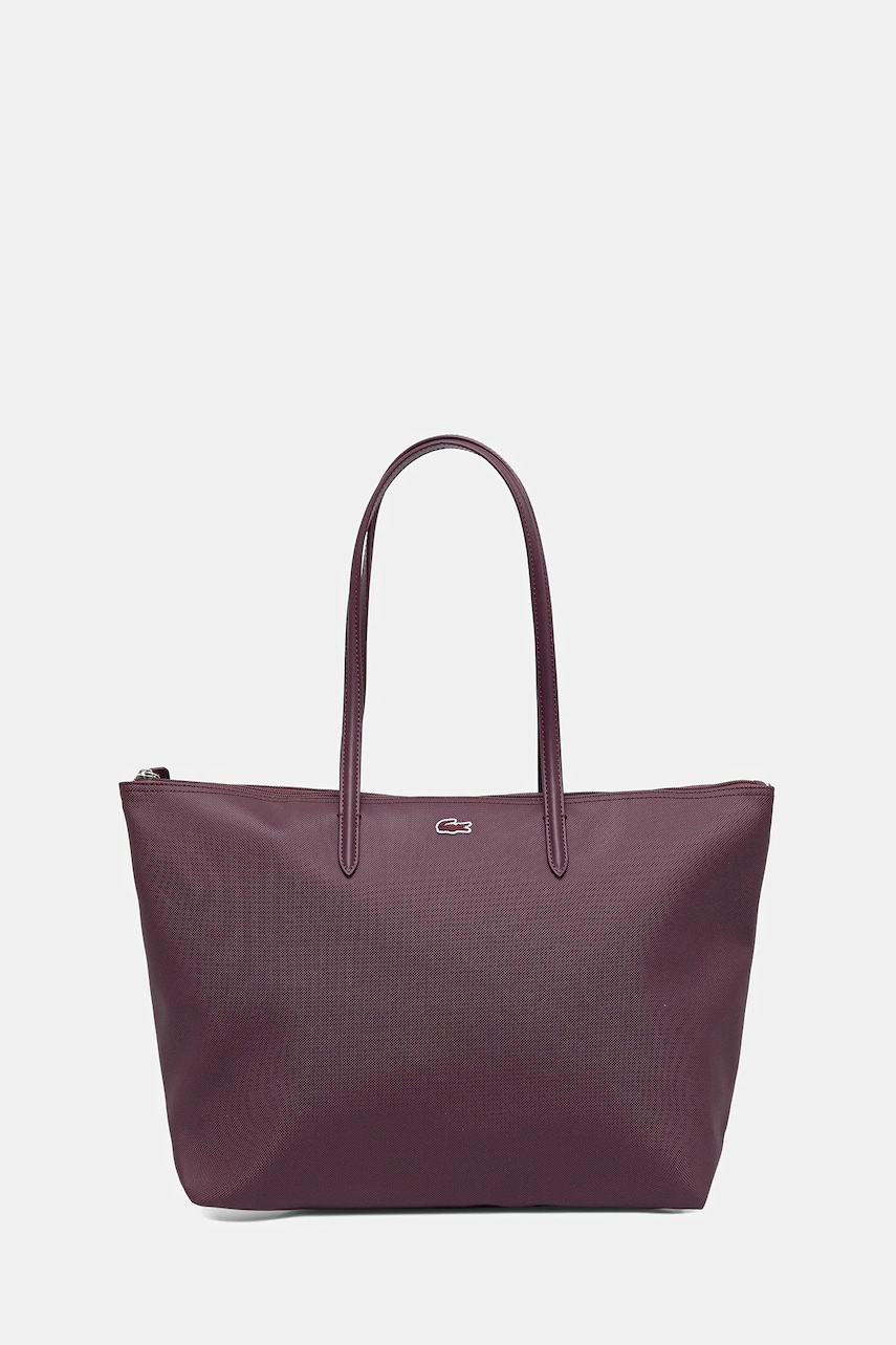 Lacoste poșetă culoarea bordo, NF1888PK