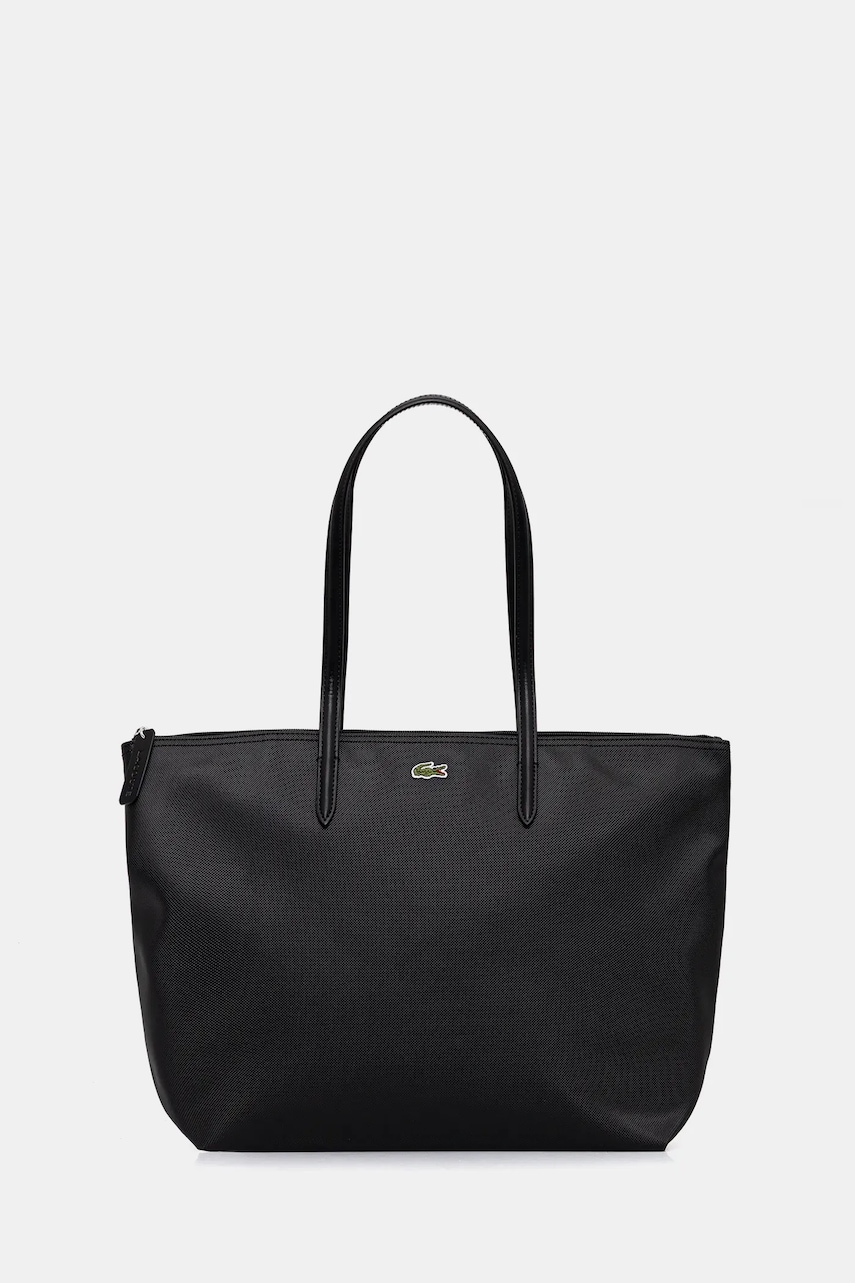 Lacoste poșetă culoarea negru, NF1888PK