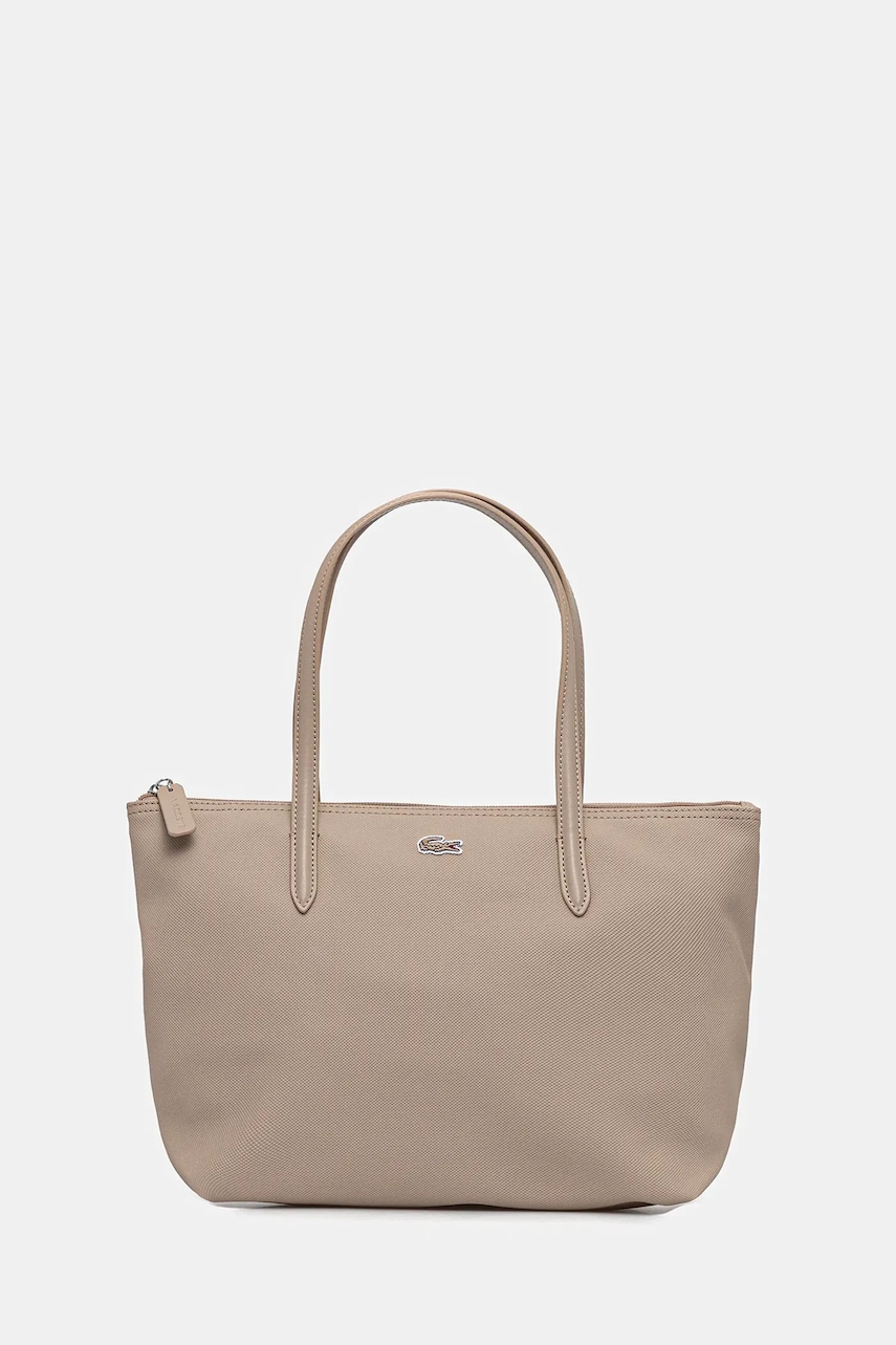 Lacoste poșetă culoarea bej, NF2037PK