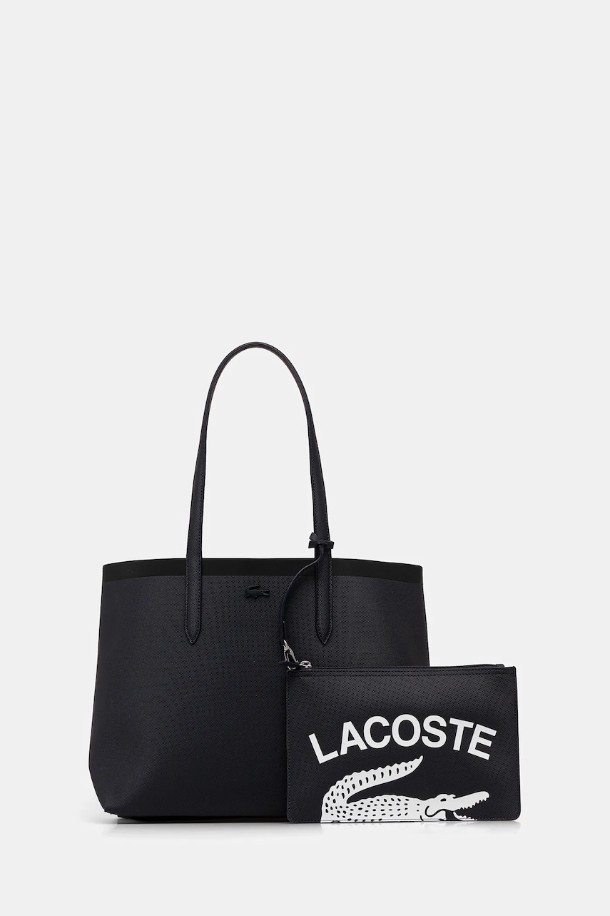 Lacoste poșetă cu două fețe culoarea bleumarin, NF5128AS