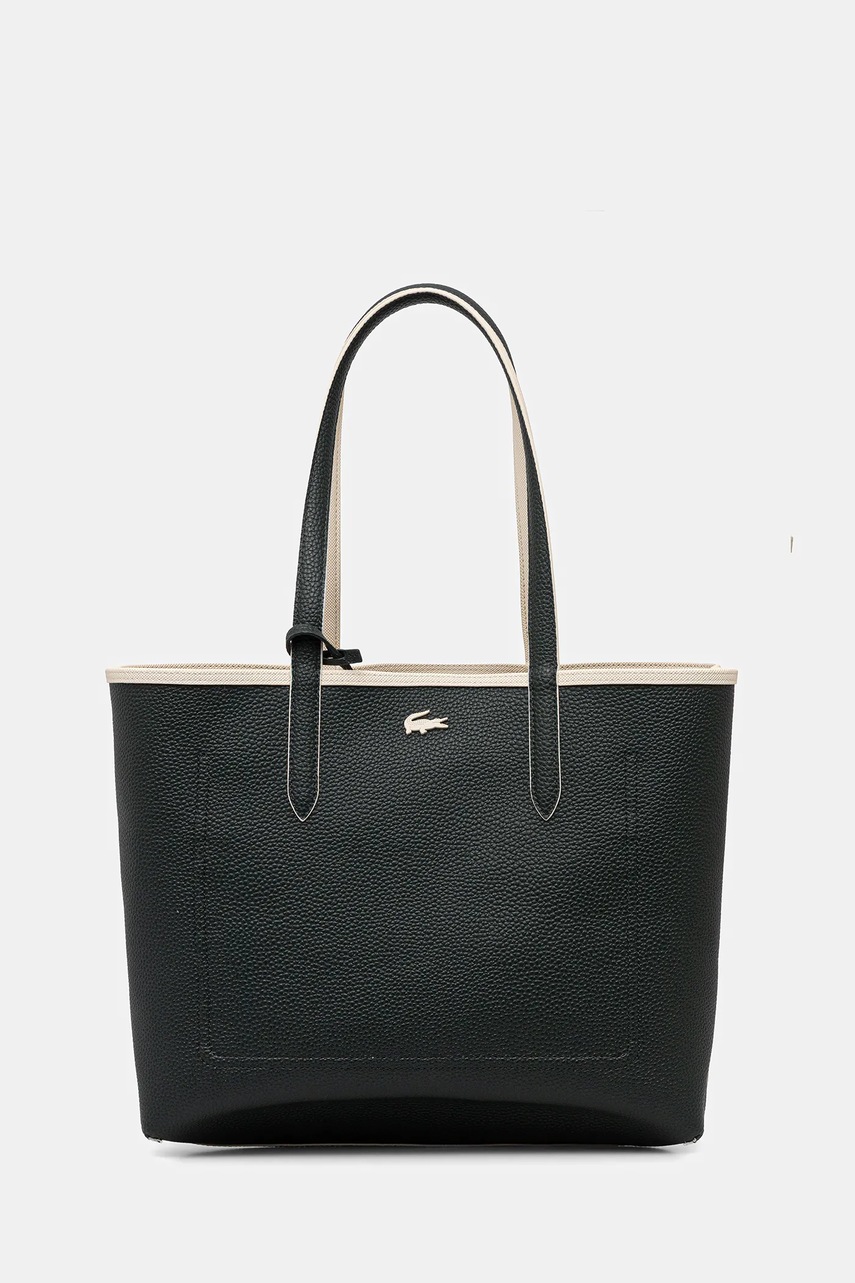 Τσάντα Lacoste χρώμα: μπεζ, NF5130AS φωτογραφία