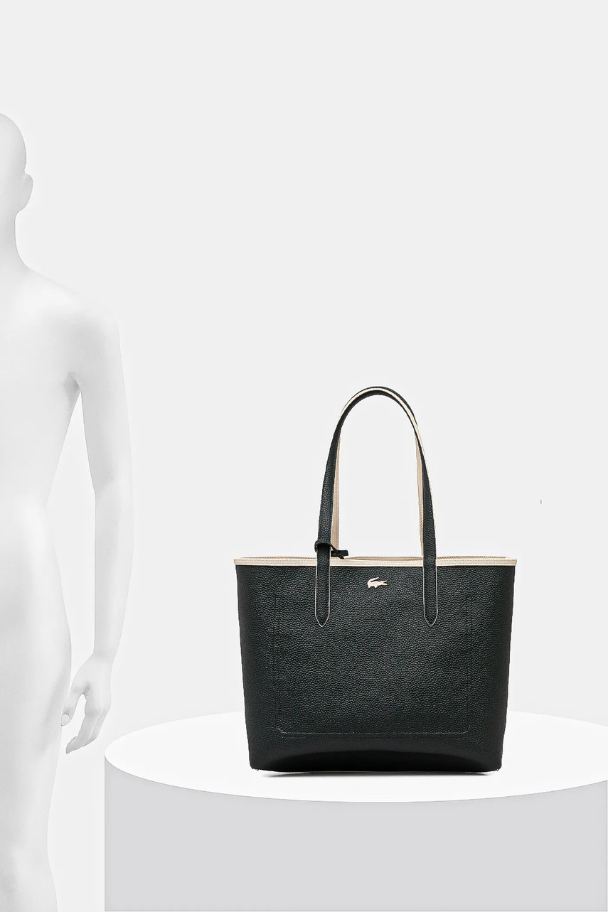 Τσάντα Lacoste χρώμα: μπεζ, NF5130AS φωτογραφία