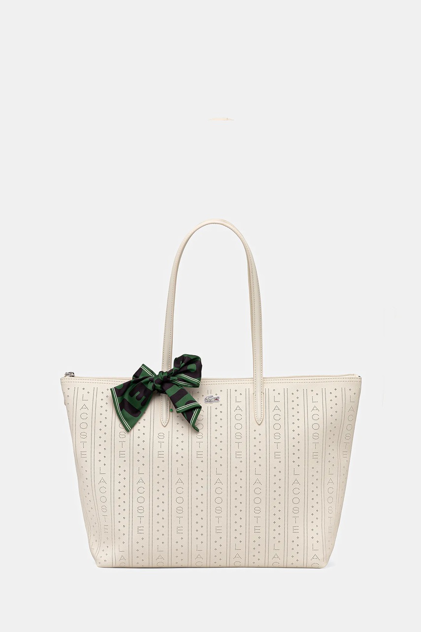 Lacoste poșetă culoarea bej, NF5133SJ