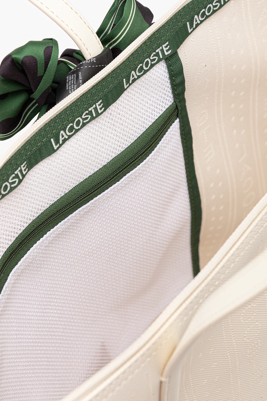 Τσάντα Lacoste χρώμα: μπεζ, NF5133SJ φωτογραφία