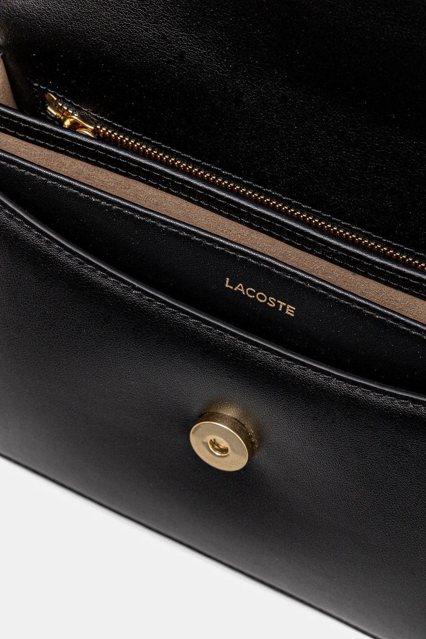 Lacoste crossbody kabelka dámská kožená (obrázek 5)