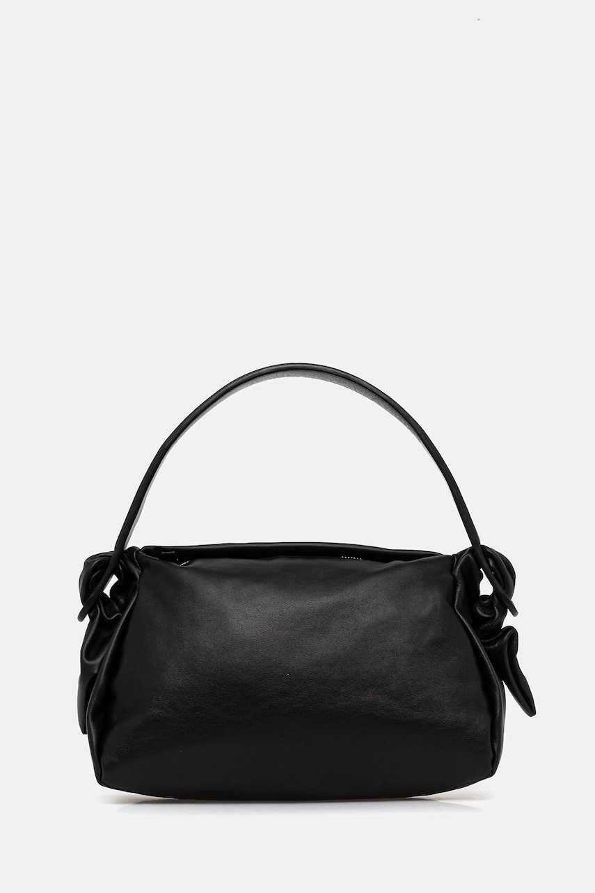 Kenzo geantă de piele culoarea negru, FF62SA828L01