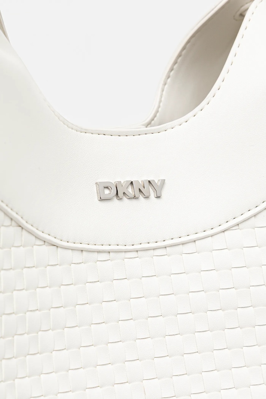 Τσάντα Dkny χρώμα: άσπρο, R52BZE49 φωτογραφία