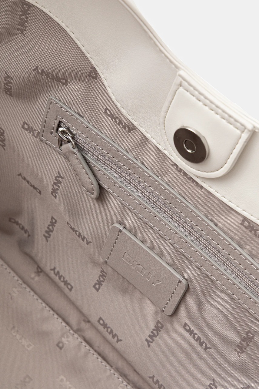 Τσάντα Dkny χρώμα: άσπρο, R52BZE49 φωτογραφία