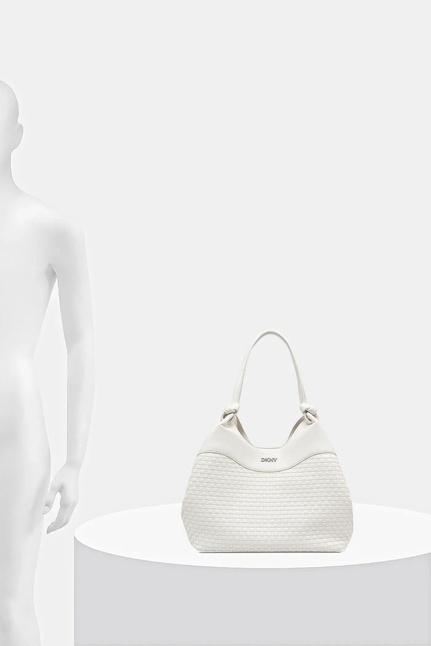 Τσάντα Dkny χρώμα: άσπρο, R52BZE49 φωτογραφία