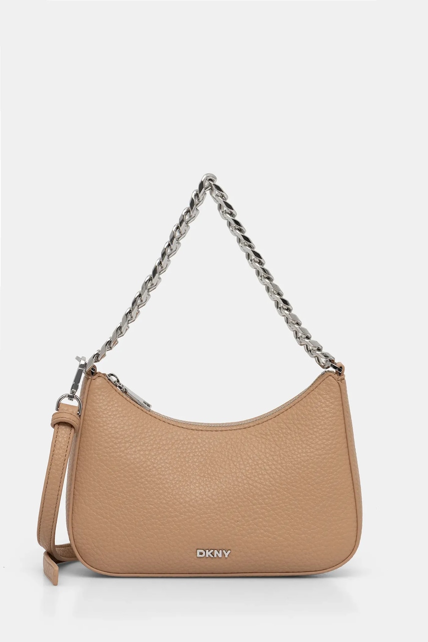 Levně Kabelka Dkny hnědá barva, R52EAI10