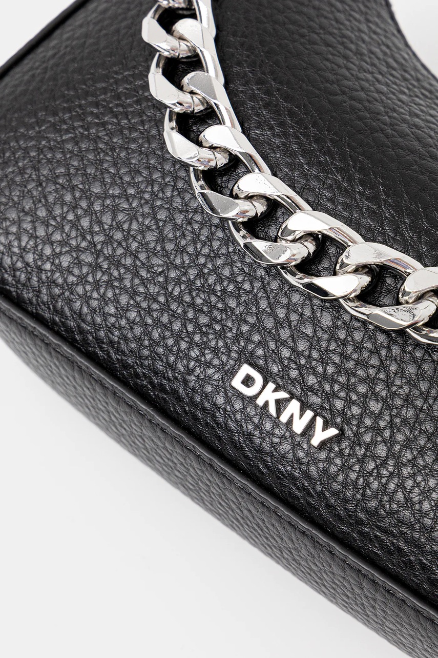 Τσάντα Dkny χρώμα: μαύρο, R52EAI10 φωτογραφία