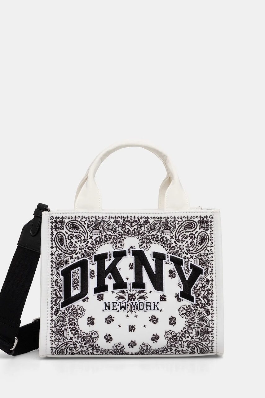 Dkny poșetă culoarea bej, R52AEC80