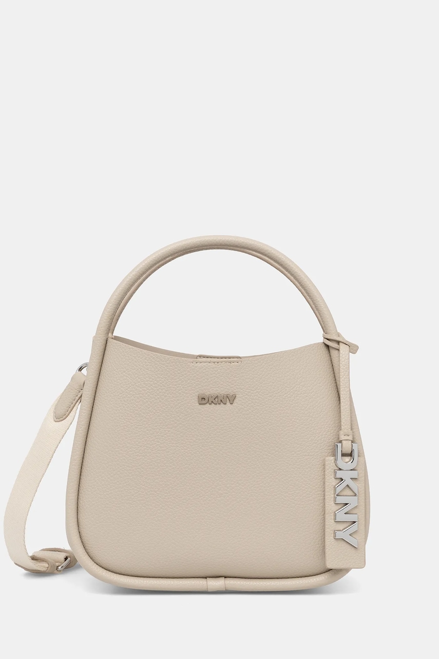 Dkny poșetă culoarea bej, R52BAK69