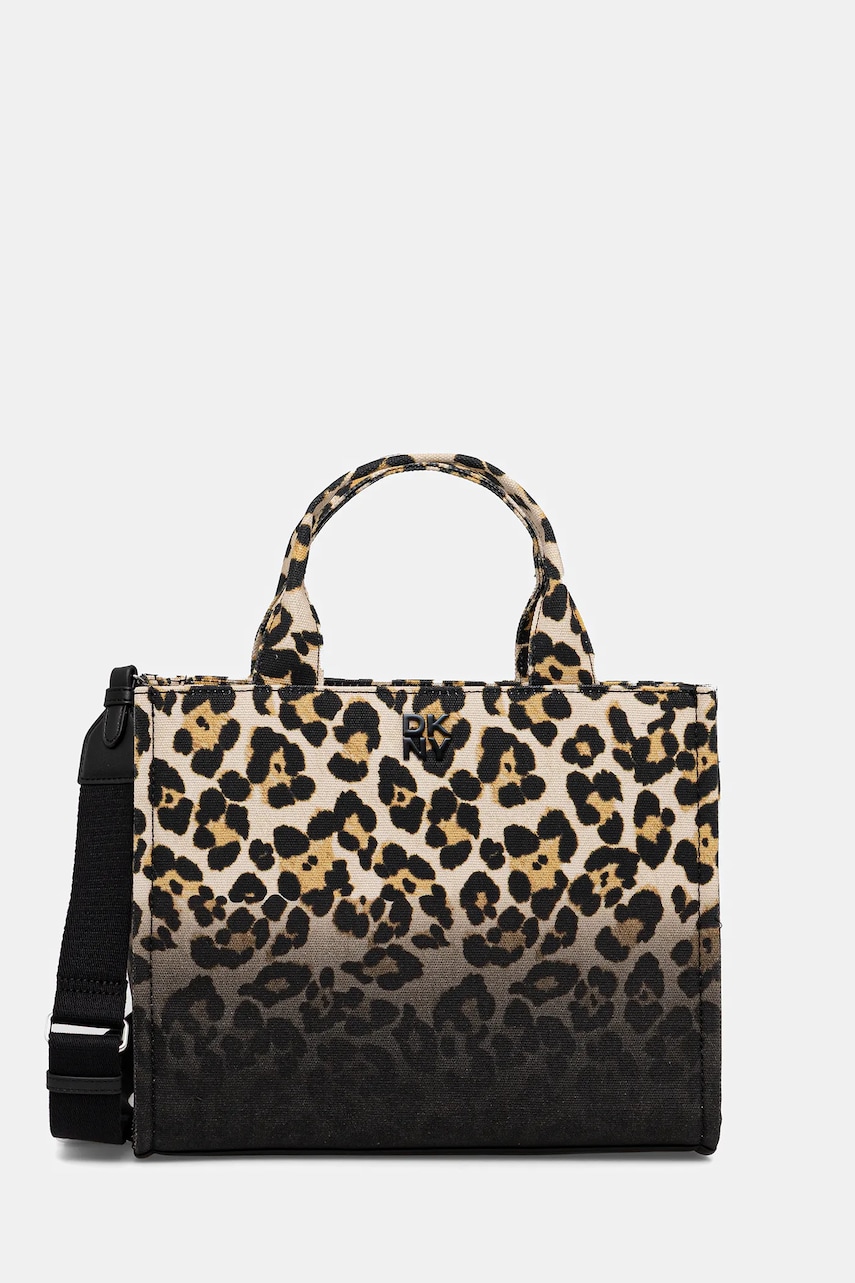 Dkny poșetă culoarea bej, R52ALR57