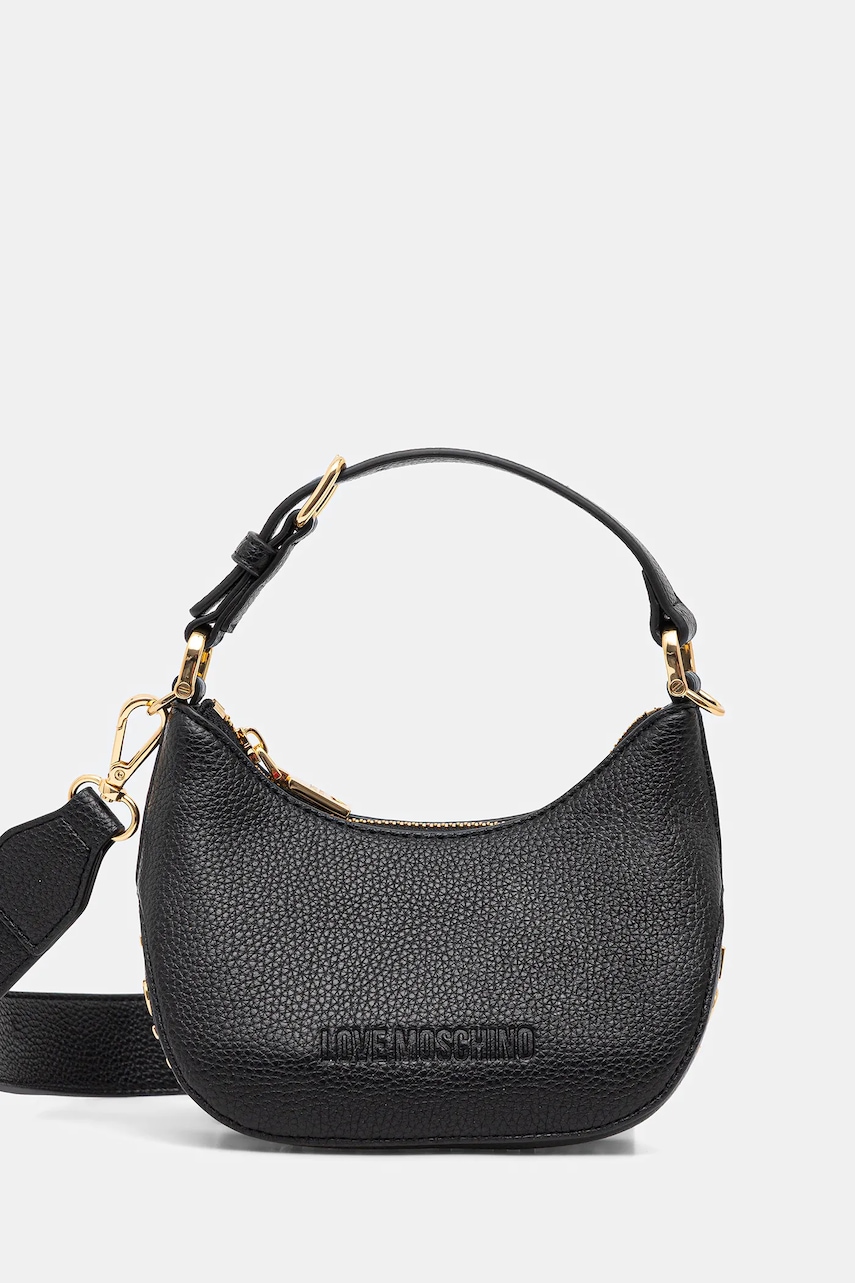 Love Moschino poșetă culoarea negru, JC4019PP1NLT0000