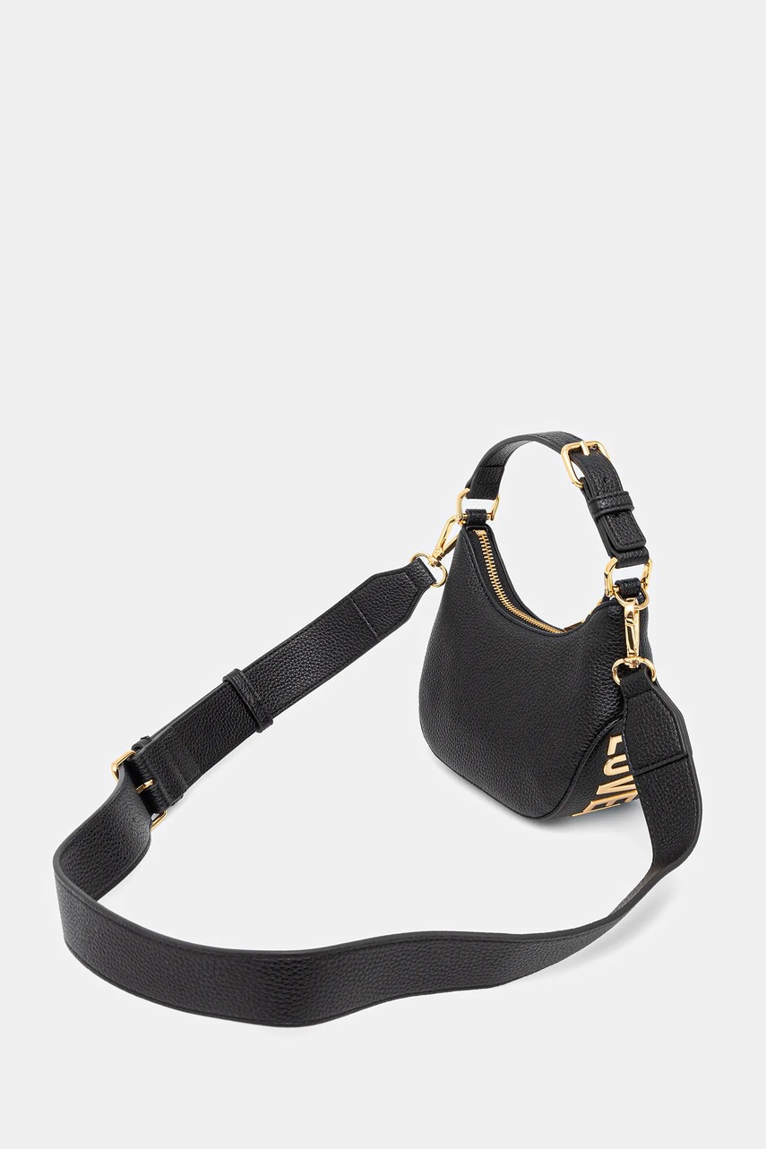 Τσάντα Love Moschino χρώμα: μαύρο, JC4019PP1NLT0000 φωτογραφία