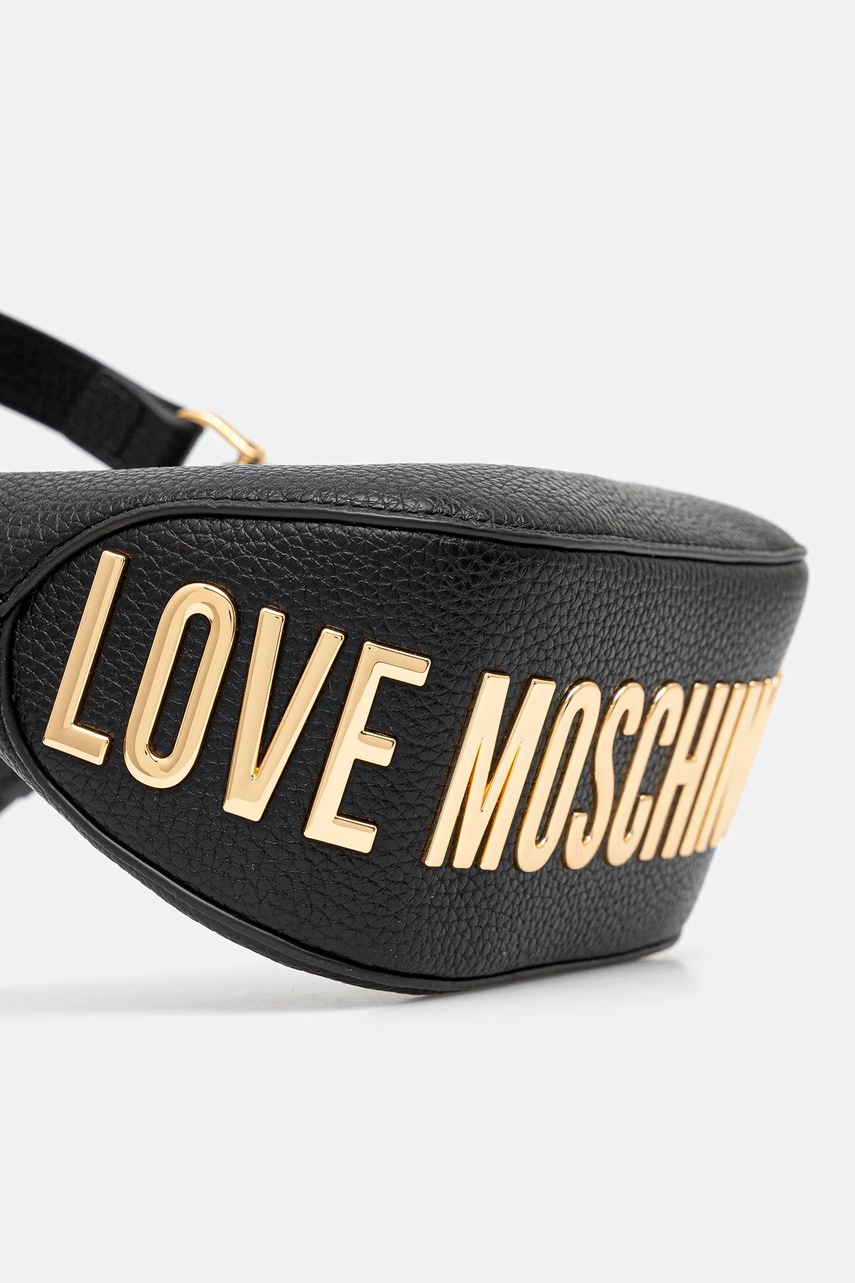 Τσάντα Love Moschino χρώμα: μαύρο, JC4019PP1NLT0000 φωτογραφία