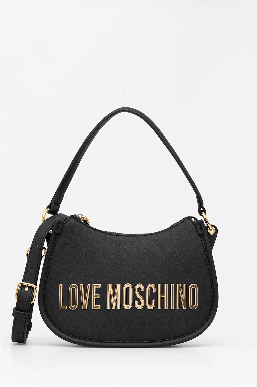 Love Moschino poșetă culoarea negru, JC4027PP1NKD0000 - 0 | YEO