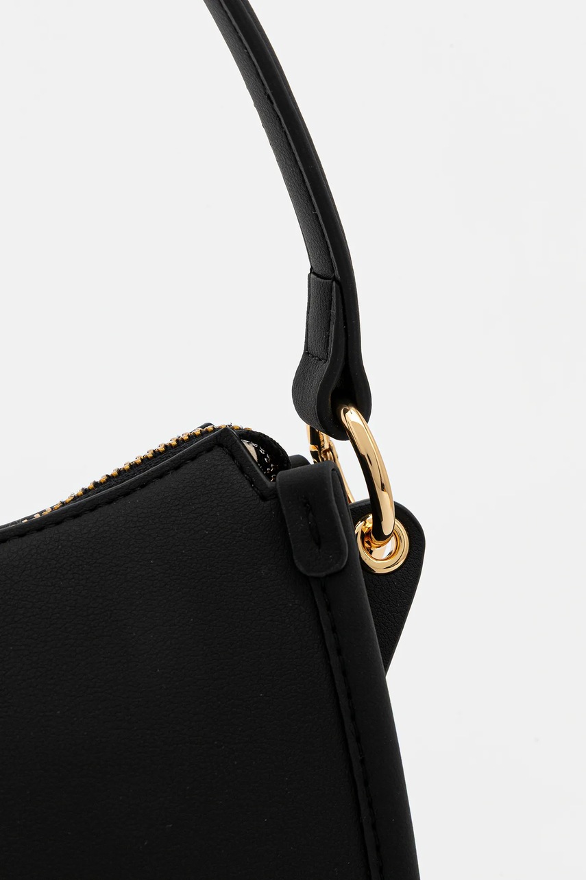 Τσάντα Love Moschino χρώμα: μαύρο, JC4027PP1NKD0000 φωτογραφία