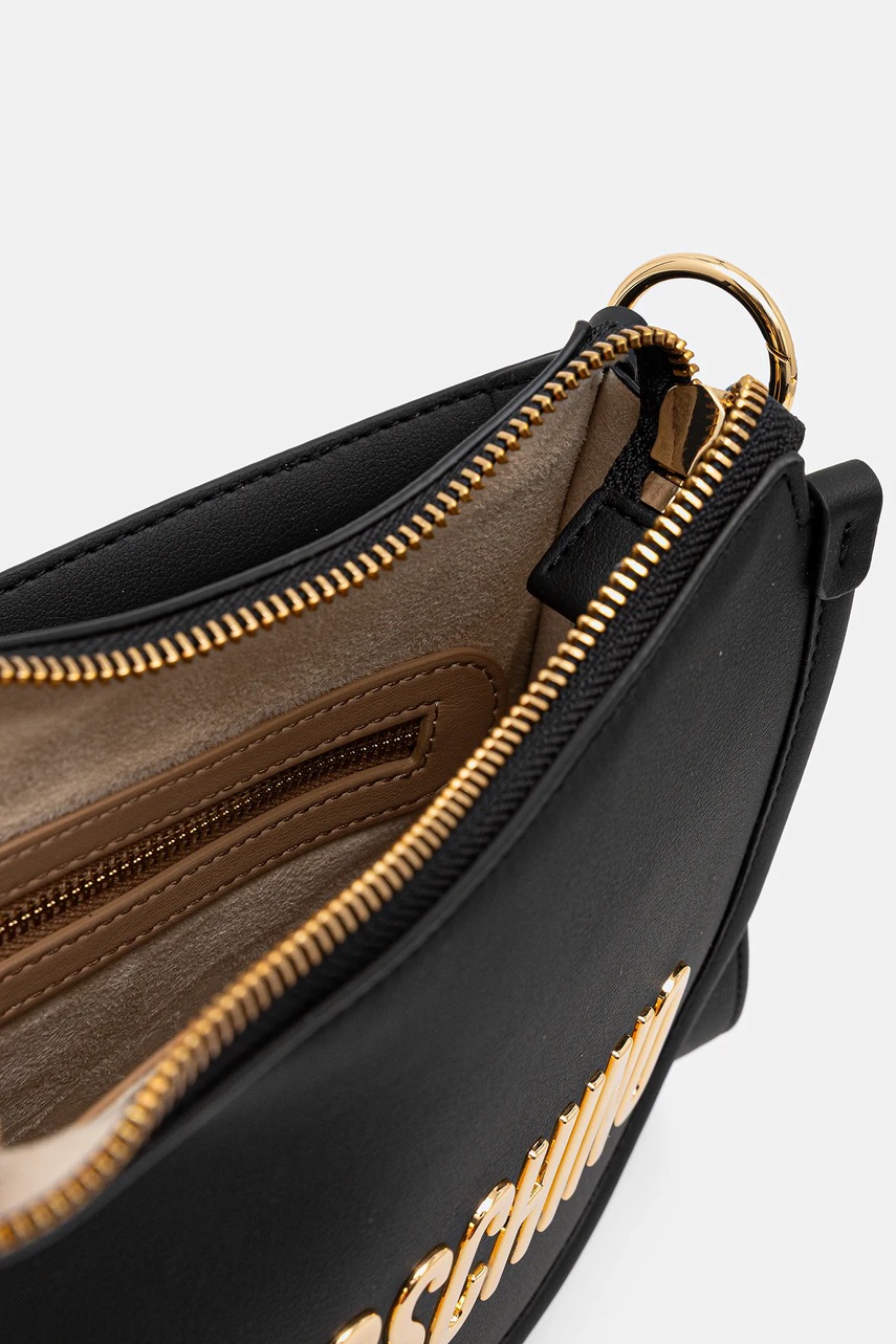 Τσάντα Love Moschino χρώμα: μαύρο, JC4027PP1NKD0000 φωτογραφία