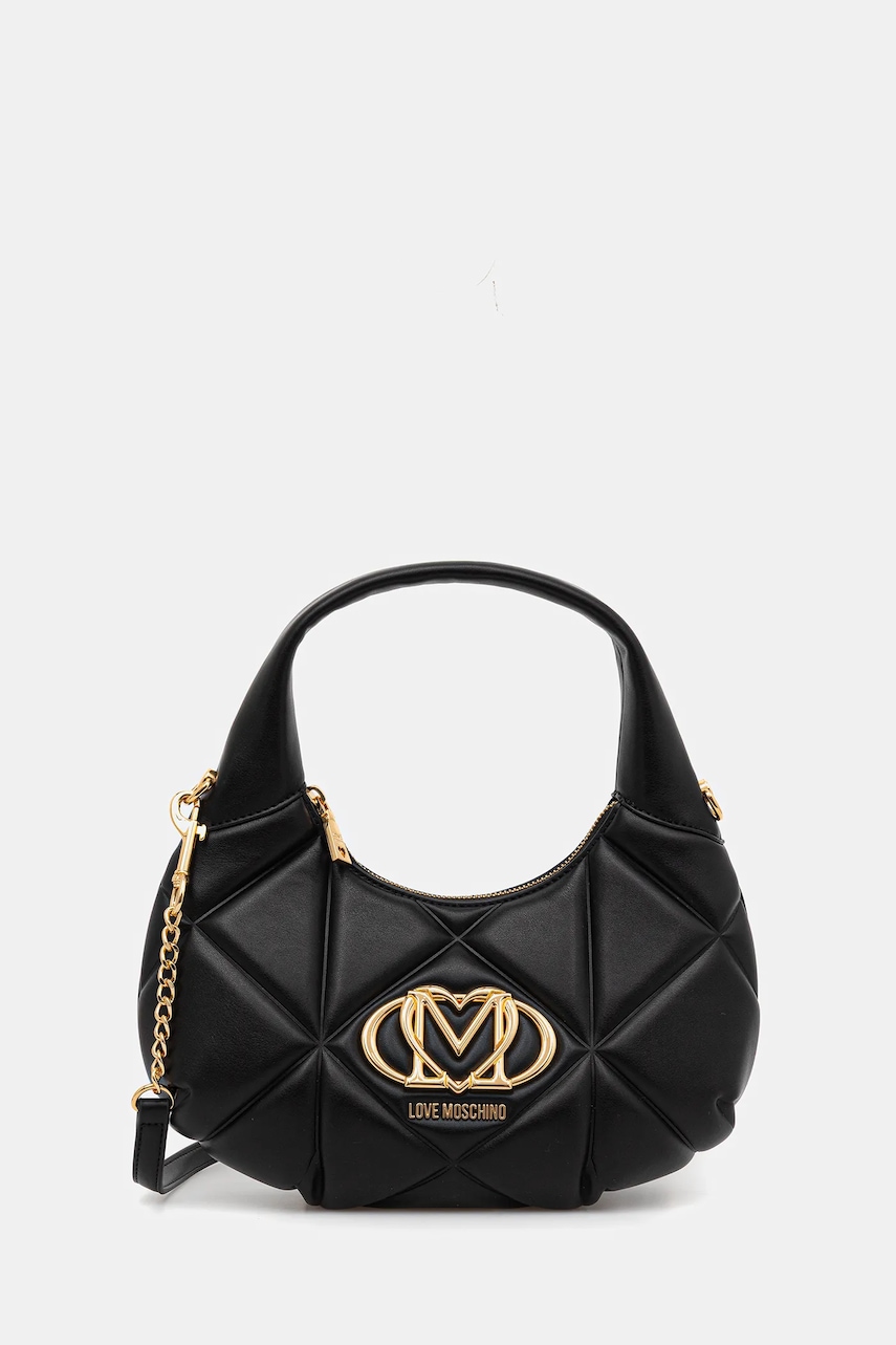 Love Moschino poșetă culoarea negru, JC4039PP1NLC0000