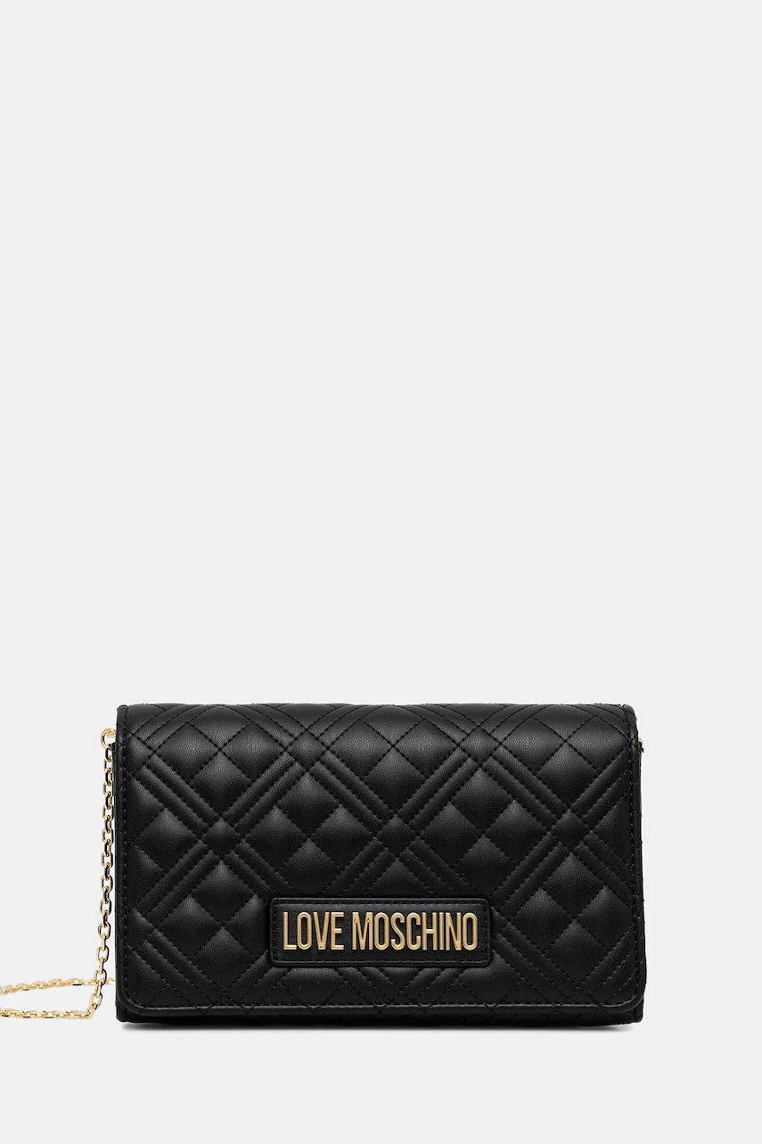 Love Moschino poșetă culoarea negru, JC4079PP1NLA0000