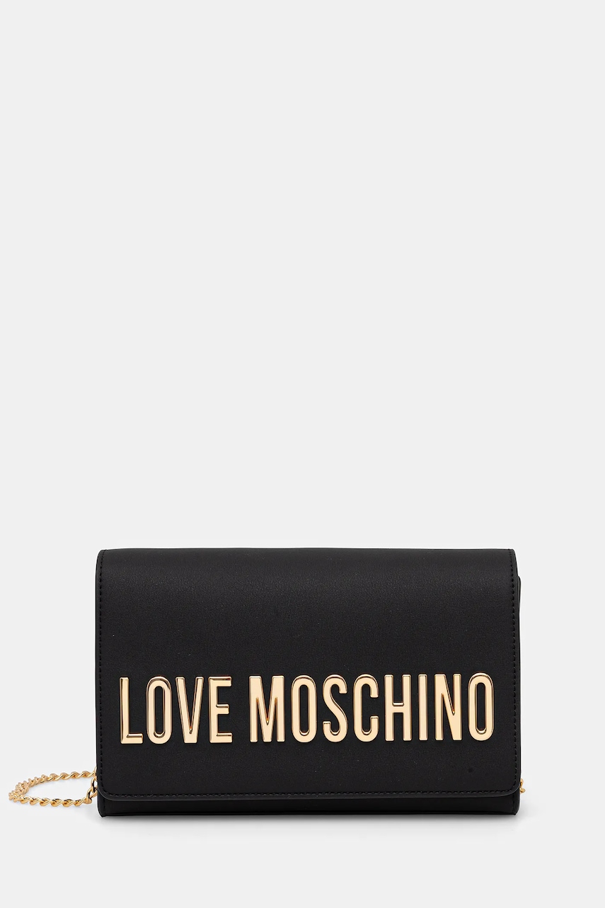 Love Moschino poșetă culoarea negru, JC4103PP1NKD0000