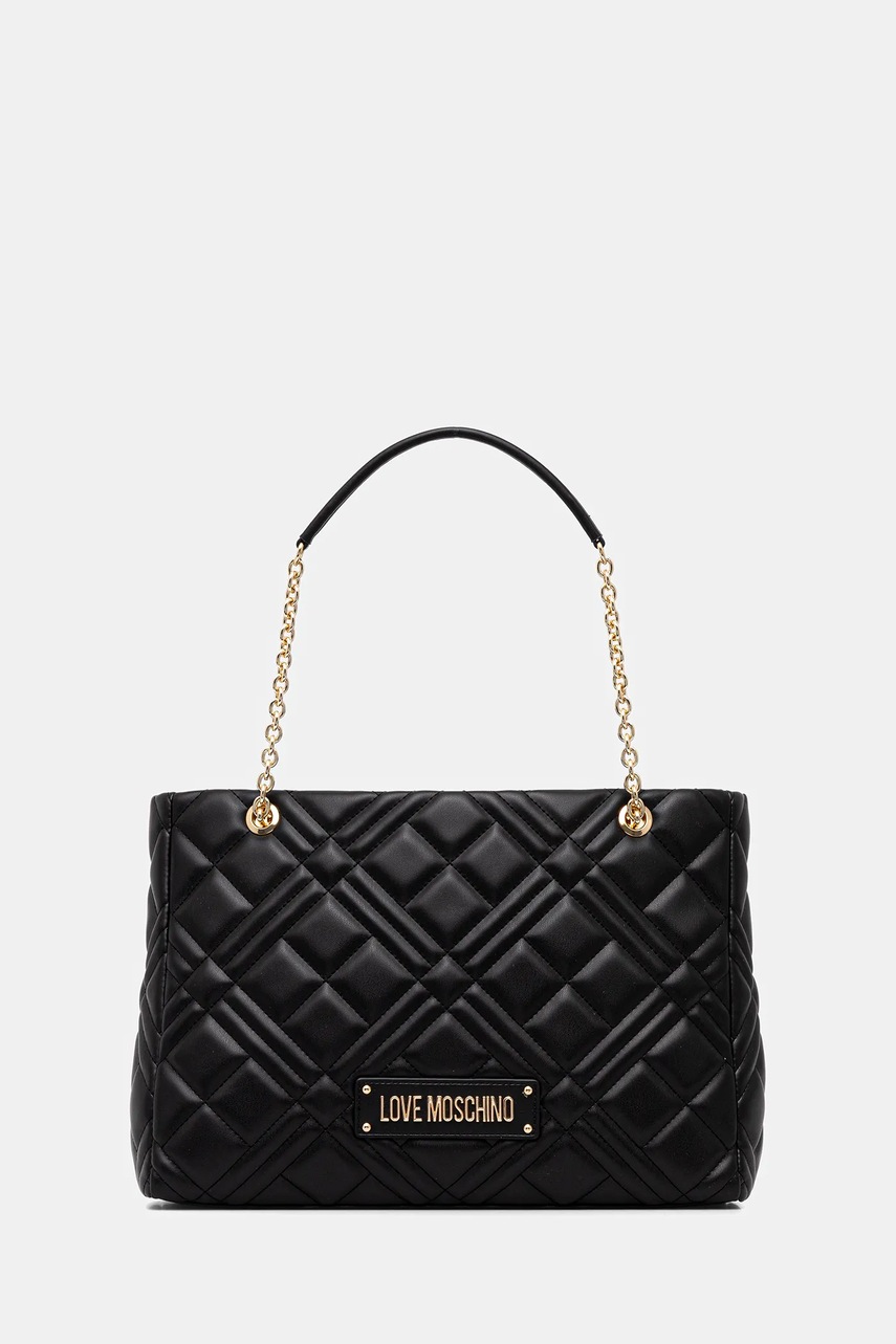 Love Moschino geantă culoarea negru, JC4145PP1NLA0000