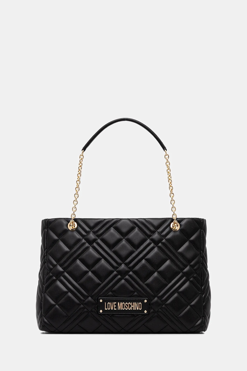 Love Moschino geantă culoarea negru, JC4145PP1NLA0000