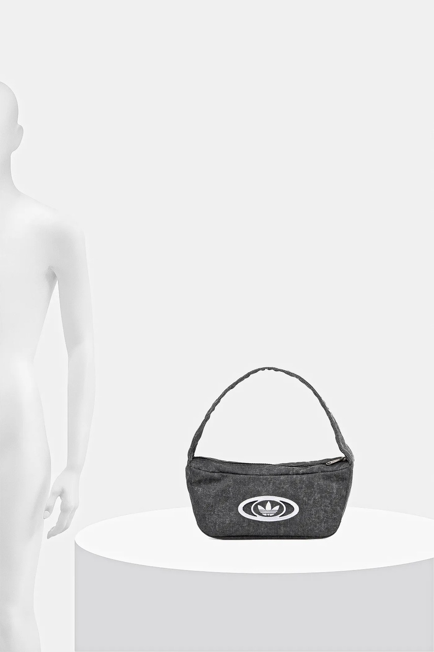 Τζιν τσάντα adidas Originals χρώμα: γκρι, KE1129 φωτογραφία